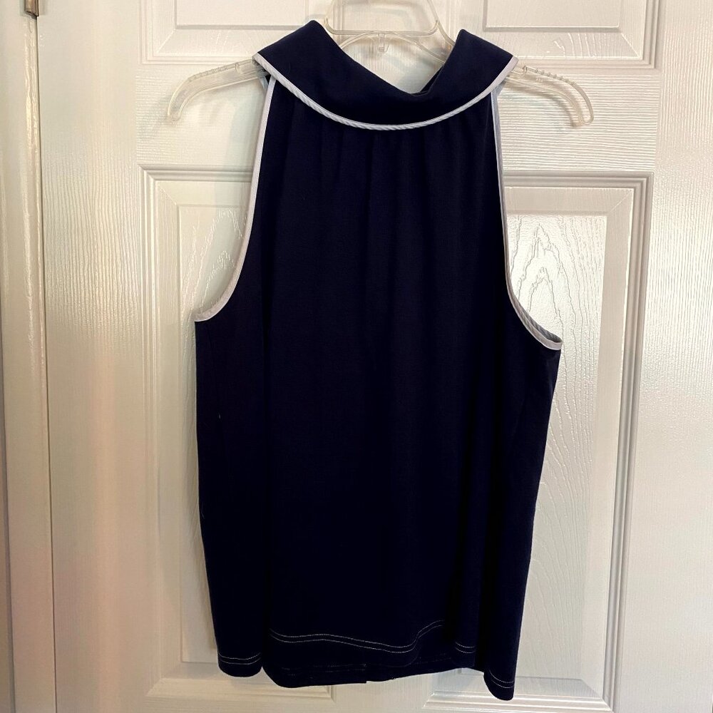 Sail to Sable Cowl Neck Top Sz L